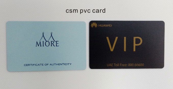 pvc vip card